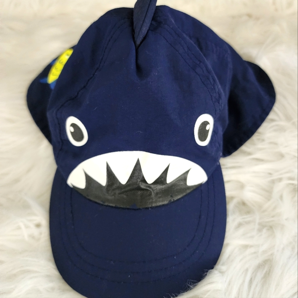 Cute Baby Shark Sun Hat with Neck Cover, 7in Circumference